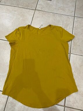Yellow Lululemon Top Sz 10